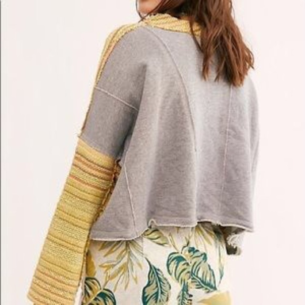 NWT Free People Catalina Pullover Soft Sunset Top - Picture 4 of 15